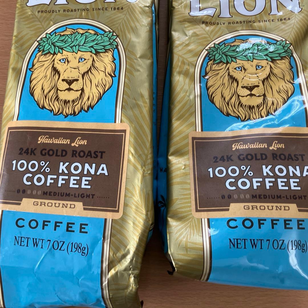 ★お値下げ❗️ 新品　LION Kona Coffee 100% (粉2個セット)