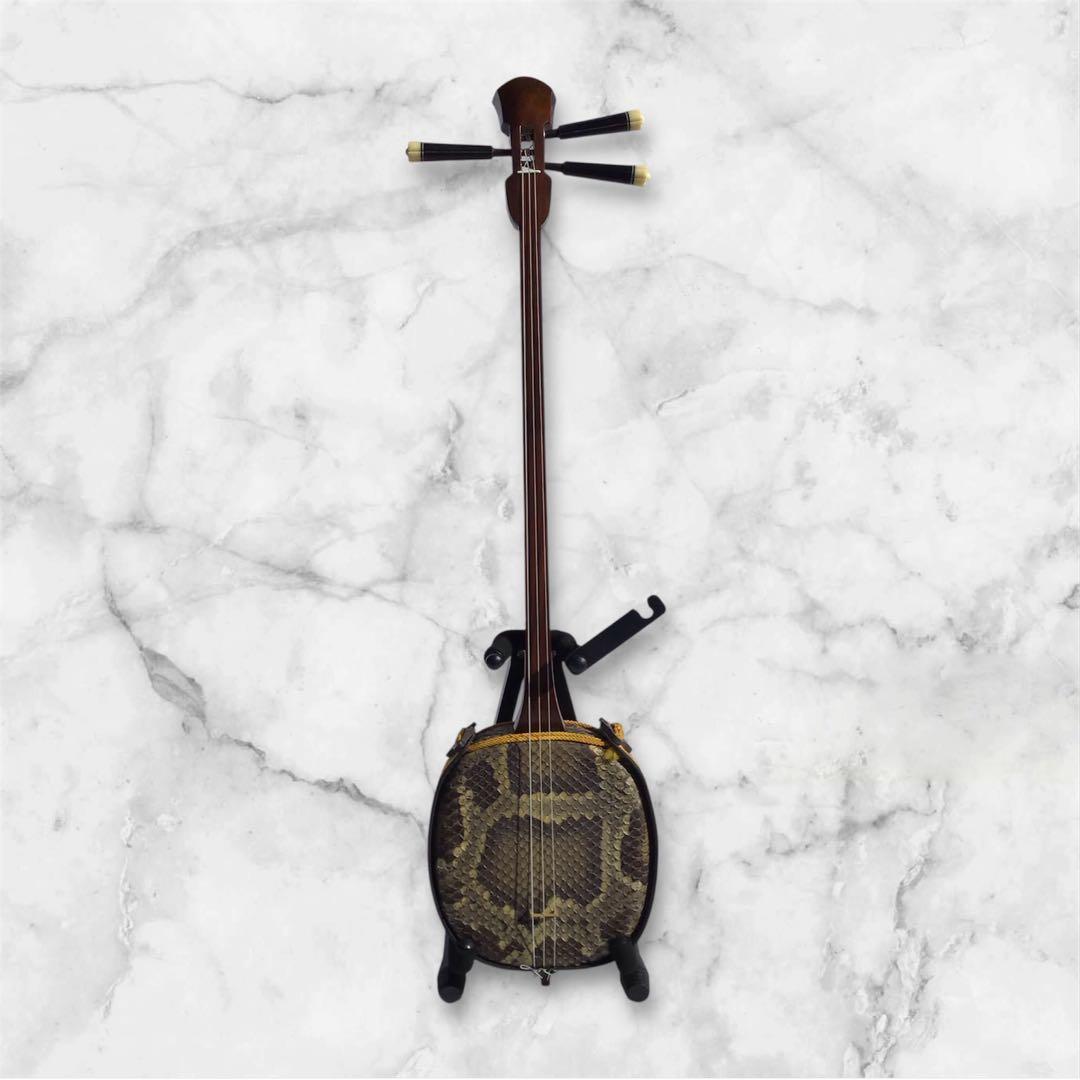 沖縄六線（南風原型） 縞黒檀製