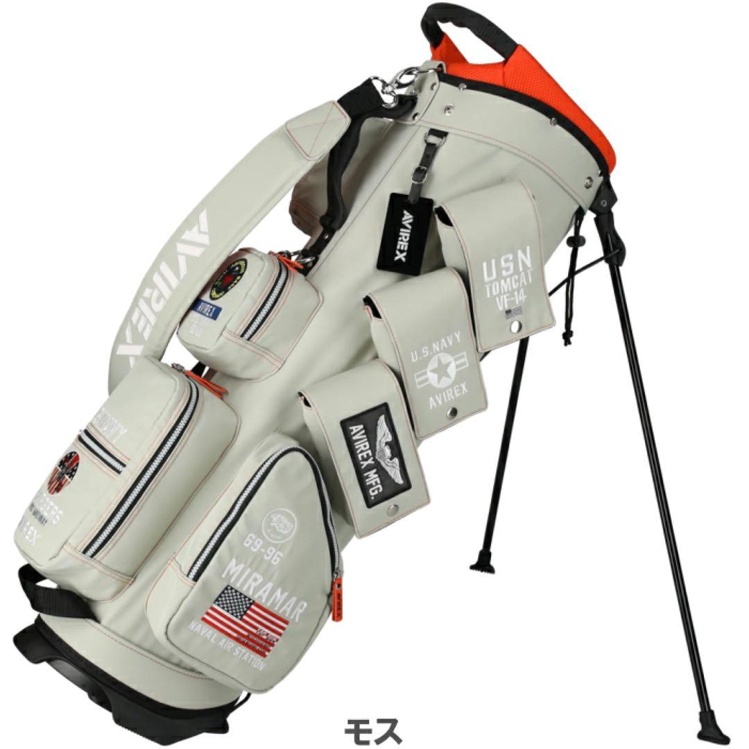 【新品】アビレックス ゴルフ AVG5S-AC27 キャディバッグ モス