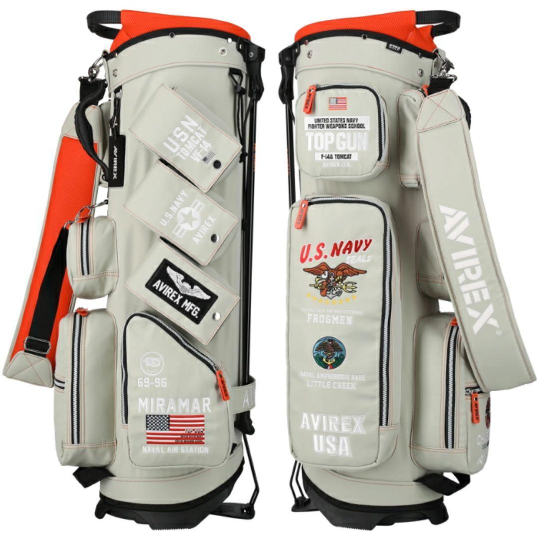 【新品】アビレックス ゴルフ AVG5S-AC27 キャディバッグ モス