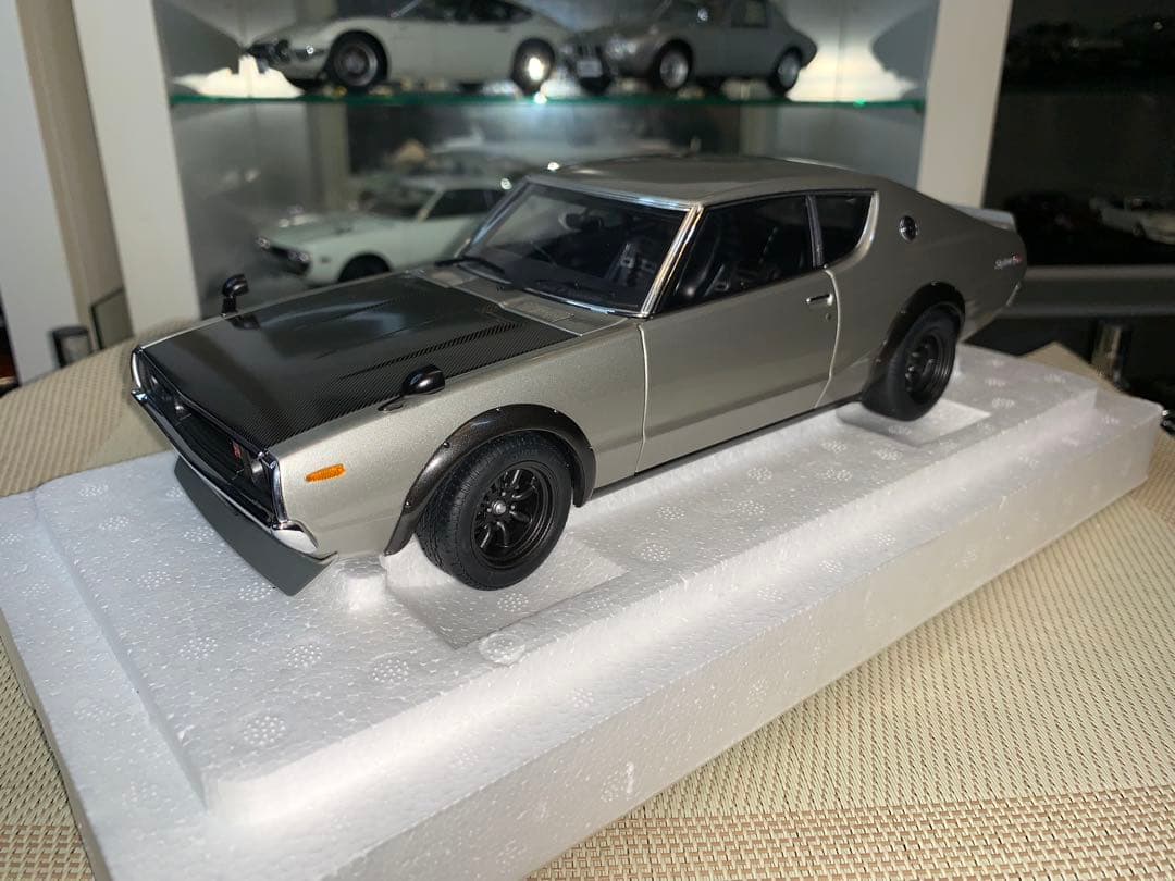 オートアート 1/18 日産スカイラインGTRチューンドvr(シルバー)