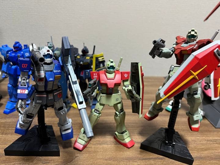 HGUC1／144ジムまとめセット　完成塗装品ガンプラ