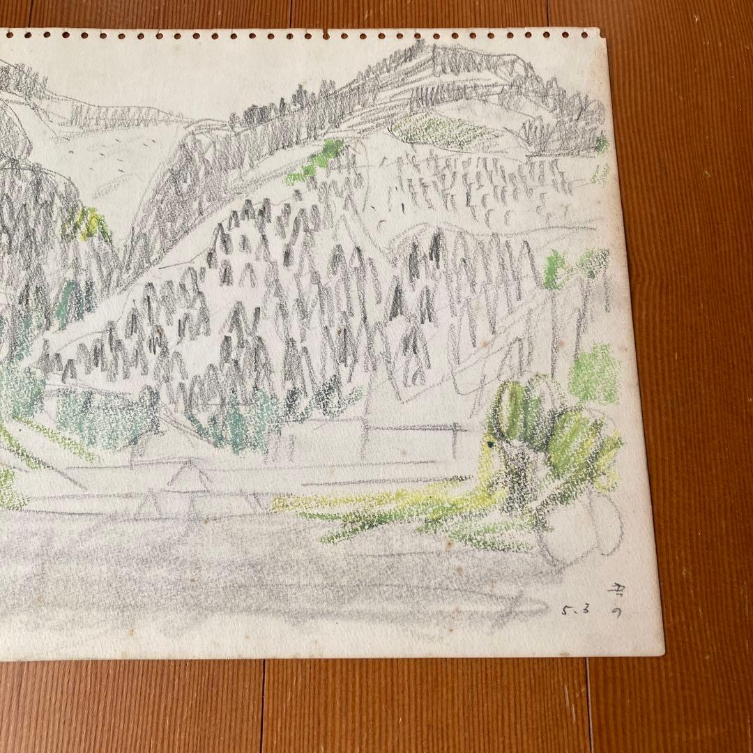 デッサン画　東山