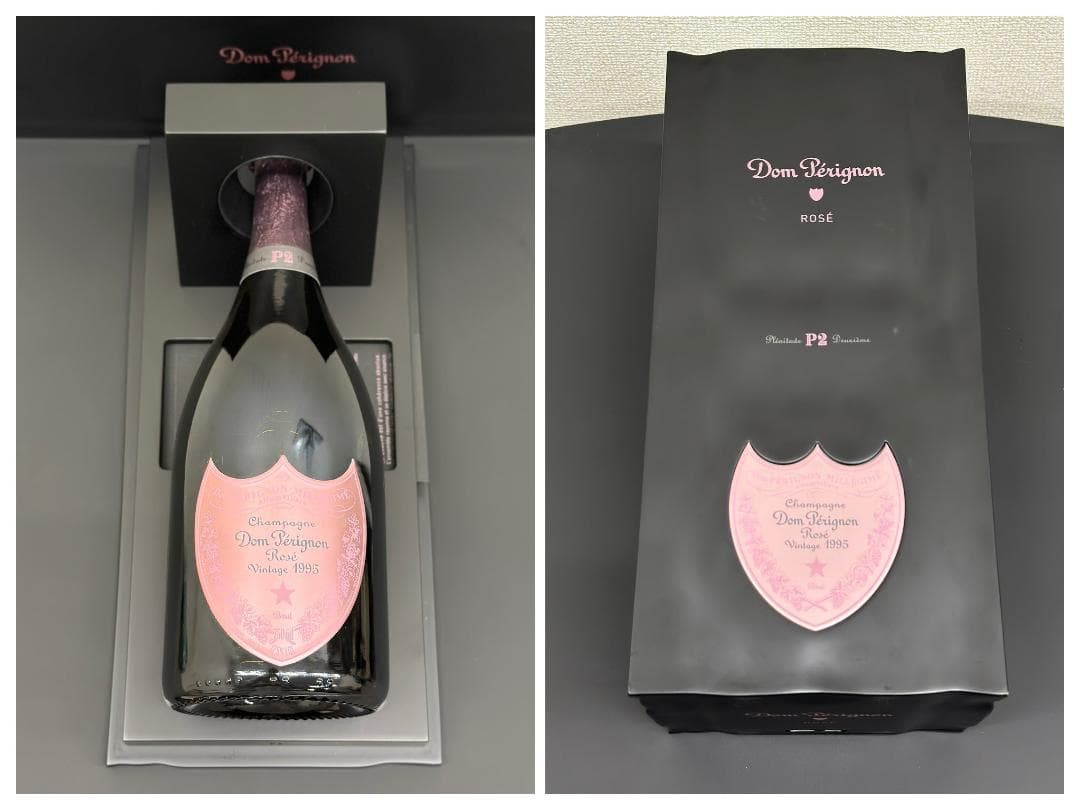 未開栓■ドンペリニヨン■P2　Rose/ロゼ　1995　シャンパン　箱＆冊子付