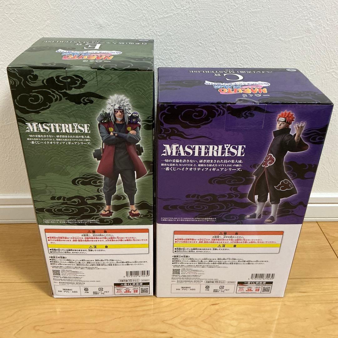 一番くじ NARUTO-ナルト- 疾風伝 C＋E賞 フィギュア2体セット