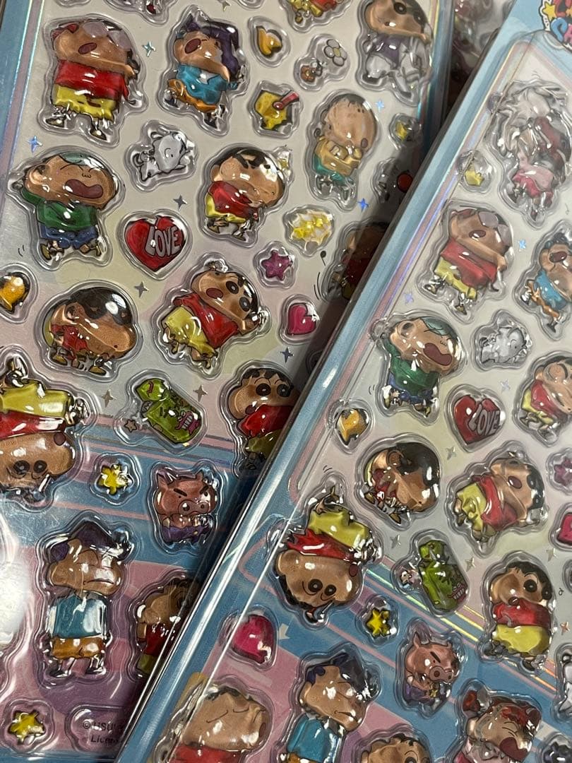 確認用 キャラクターシールセット カラフル