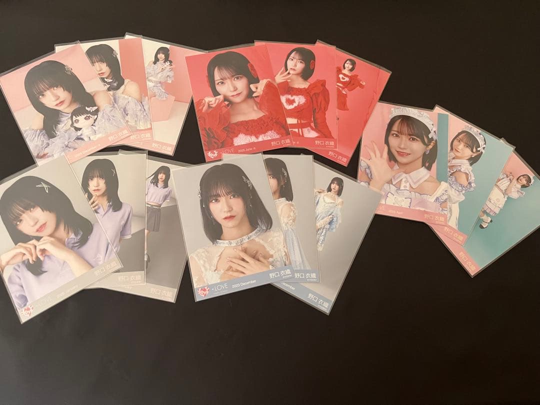 M*n様 イコラブ 野口衣織 生写真 コンプ まとめ売り 5コンプ とくベチュ