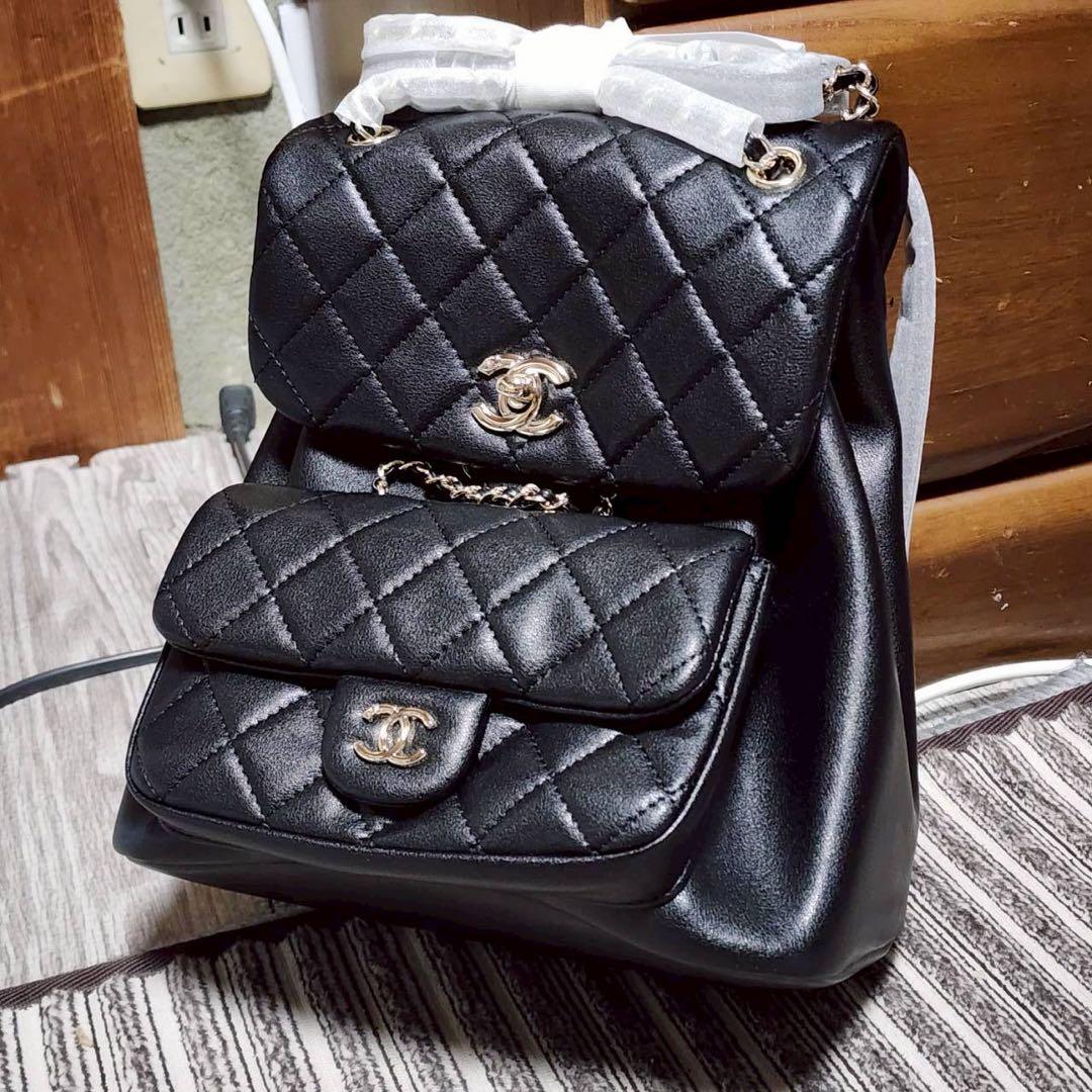 シャネル　リュック　ミニリュック　ゴールドチェーン　ノベルティ