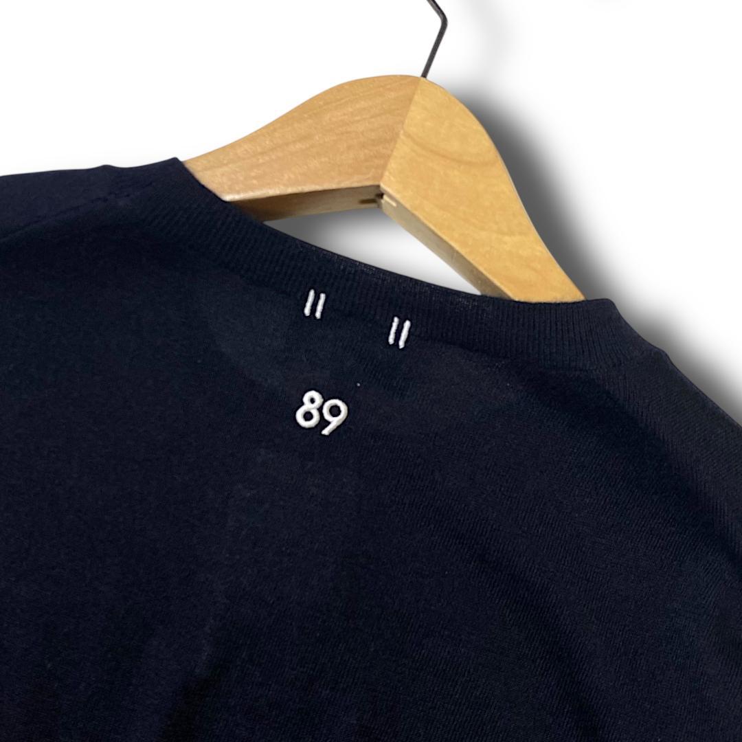 2 定4.1万 パーリーゲイツ カシミヤ100％ ローゲージ ニット セーター