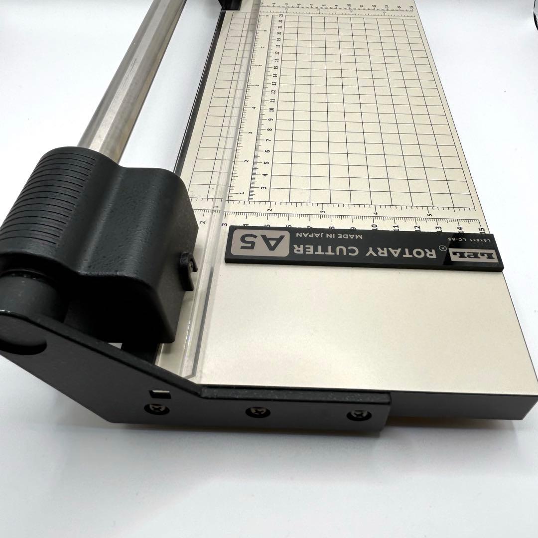 【廃盤美品】 LPL ロータリー式カッター 裁断機 取説付き