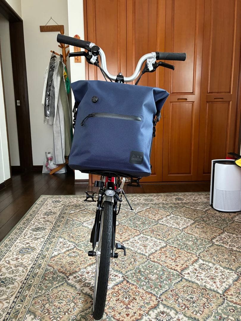 BROMTON/ブロンプトン/フロントバック/ウォータープルーフ/ネイビー 9L