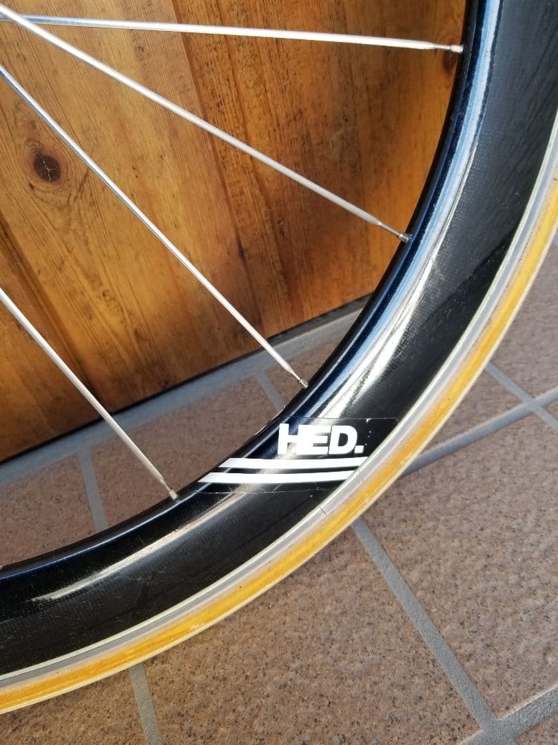 HED カーボン チューブラー フロント ホイール 700c
