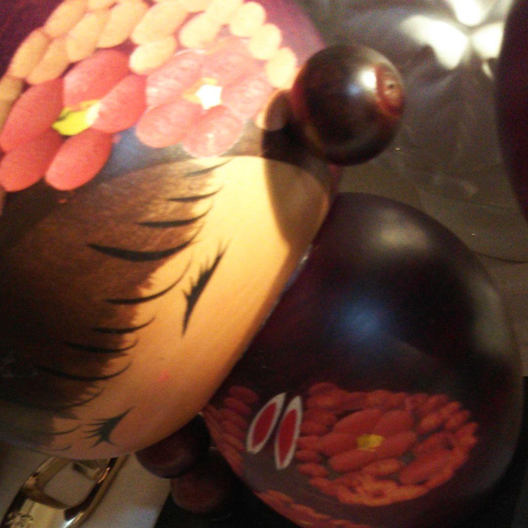 田村千栄作まんまるこけし親子