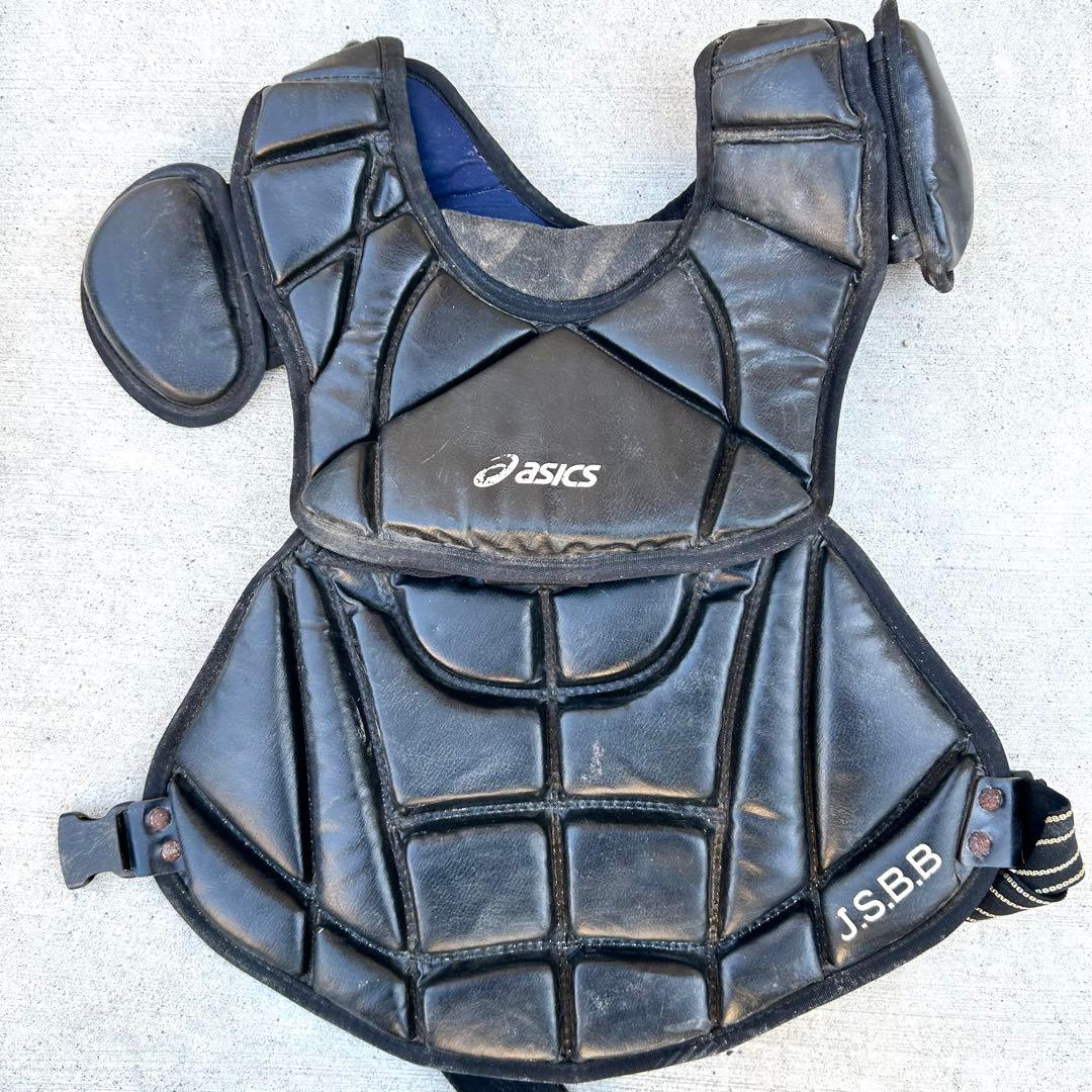 アシックス　キャッチャー防具　捕手　セット バッグ付き