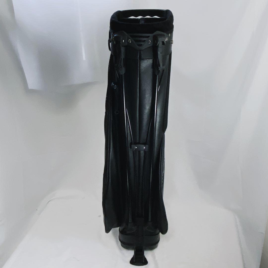 OAKLEY オークリー　スタンド付キャディバッグ　スカル　ブラック　黒　レザー