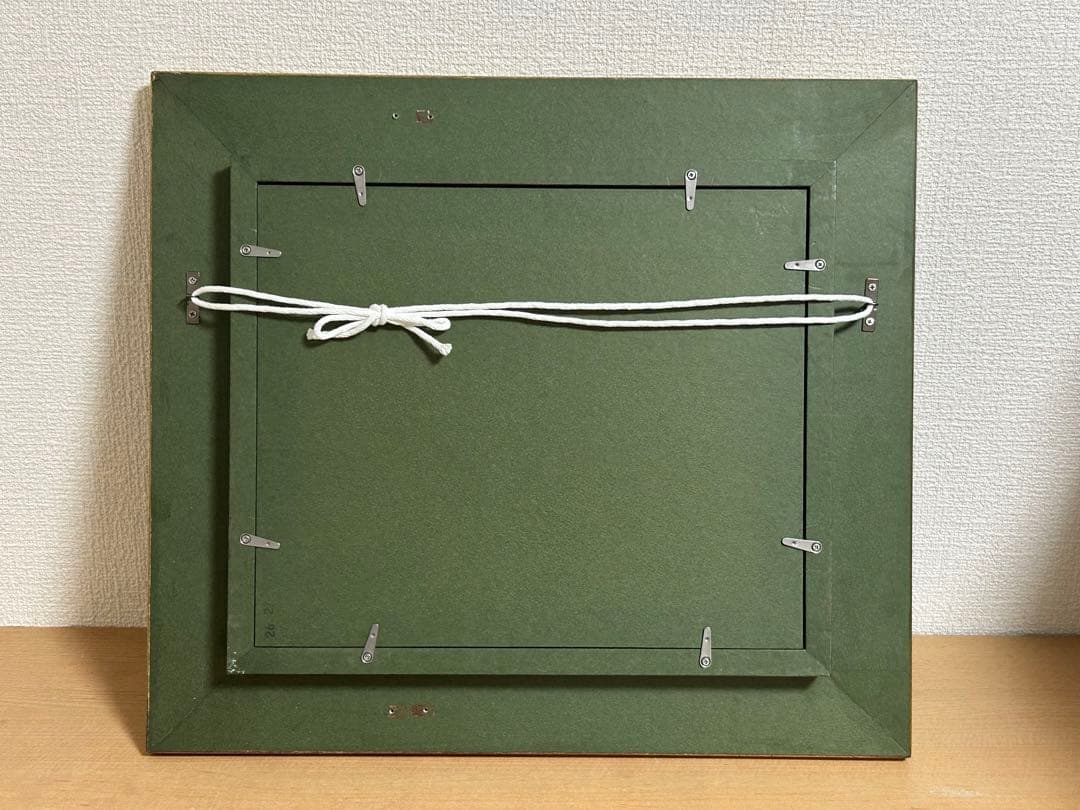 五百住乙人　インコ　油絵　F3号