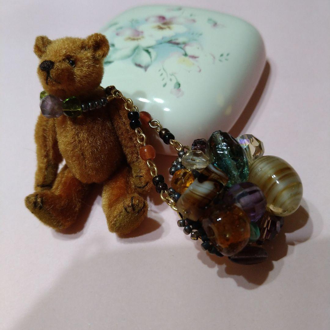 ミニチュア/テディベアー♪♪ブローチ/吉田千鶴さま♪人気作家