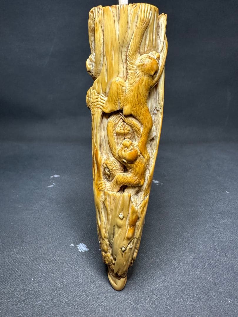 江戸時代　時代　鯨歯風　天然素材　喫煙具　煙管 パイプ　骨董アンティーク