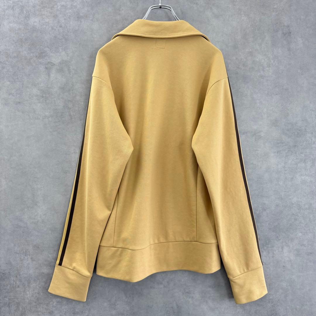 00s old adidas アディダストラックジャケット ベージュ×ブラウンL