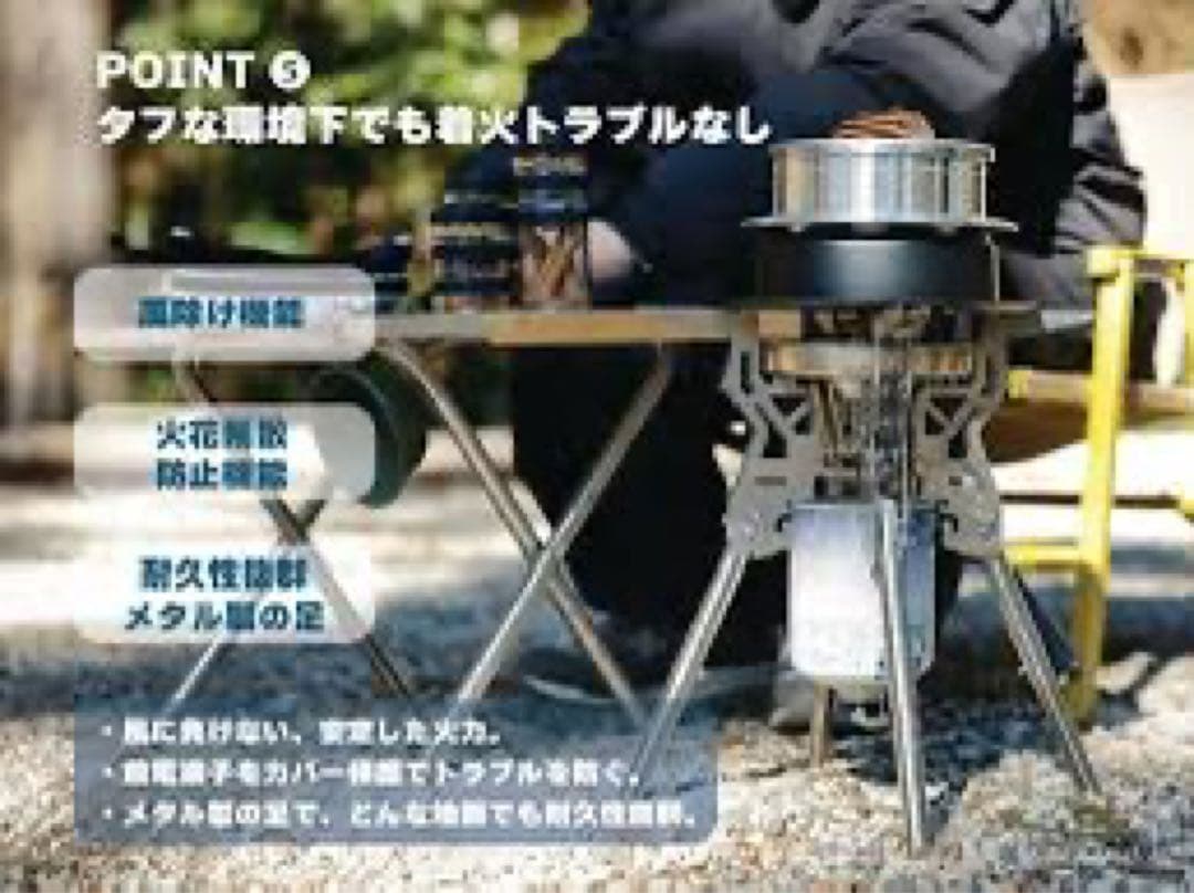 ＆MARKHOR パワーバーナー 屋外専用 キャンプTL61-1SPS