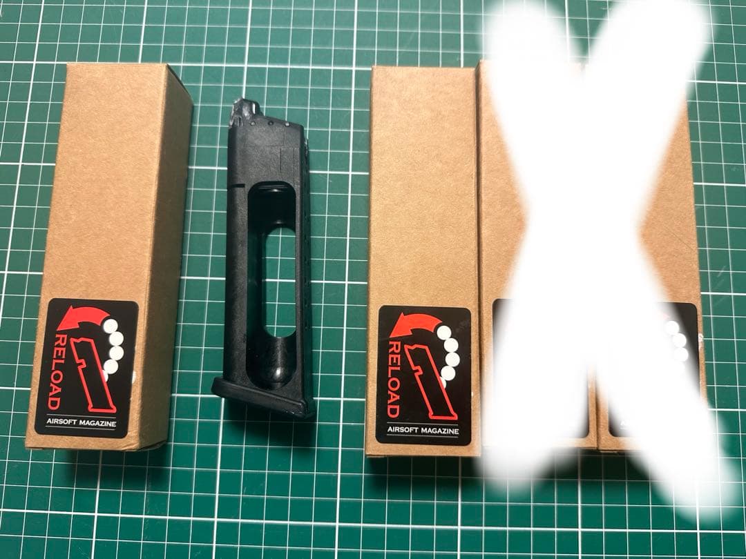 リロード グロック G17 G19 G45 co2マガジン2本