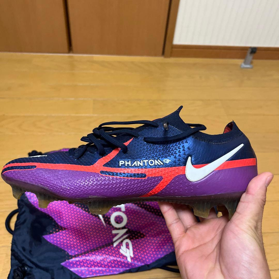 Nike Phantom サッカーシューズ 紫/オレンジ