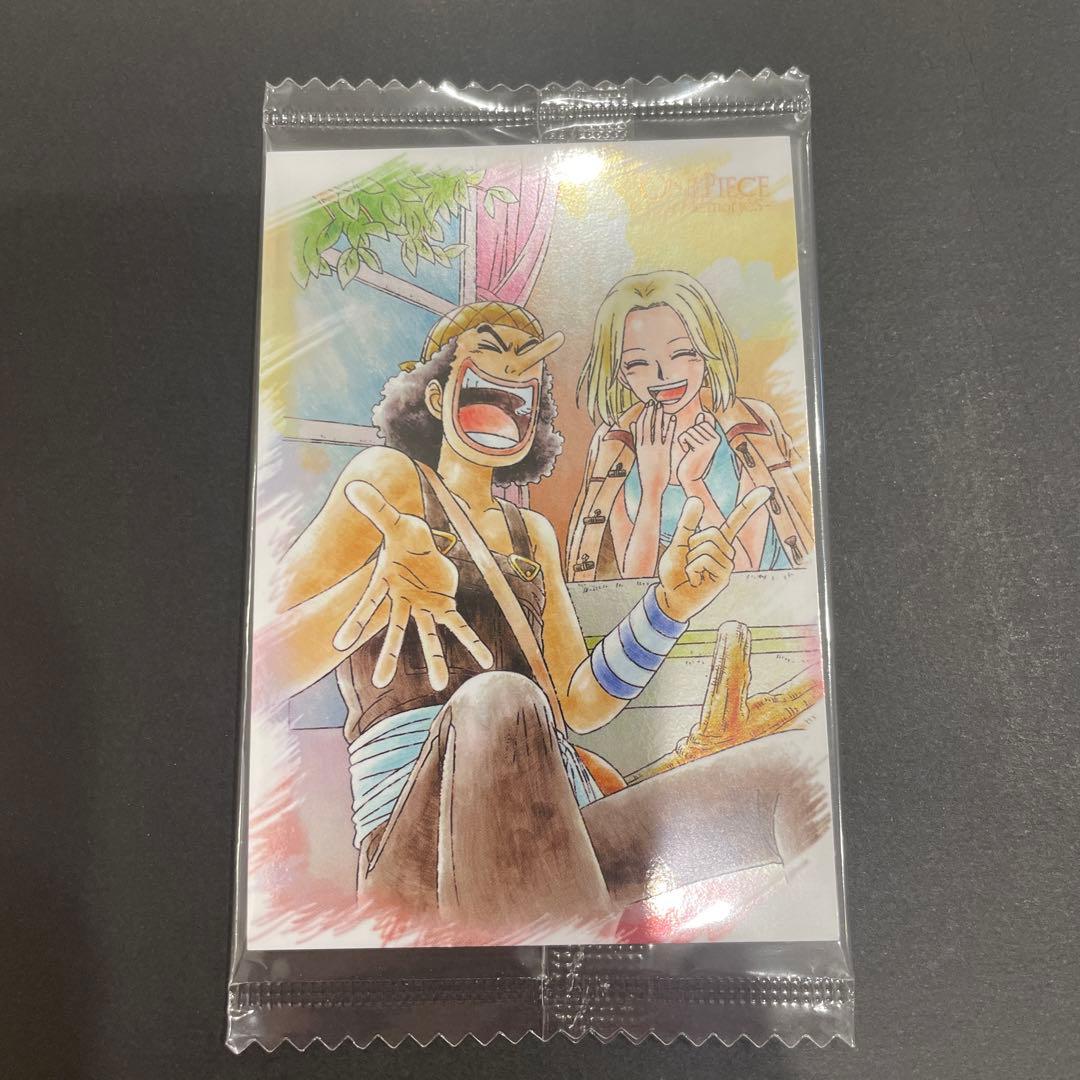 ワンピース　ウソップとカヤ　Our Memoriesカード