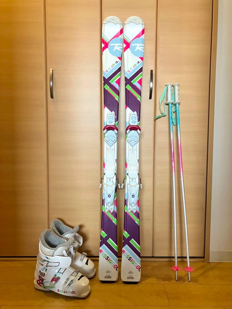 【人気】スキー４点セット ロシニョール ROSSIGNOL