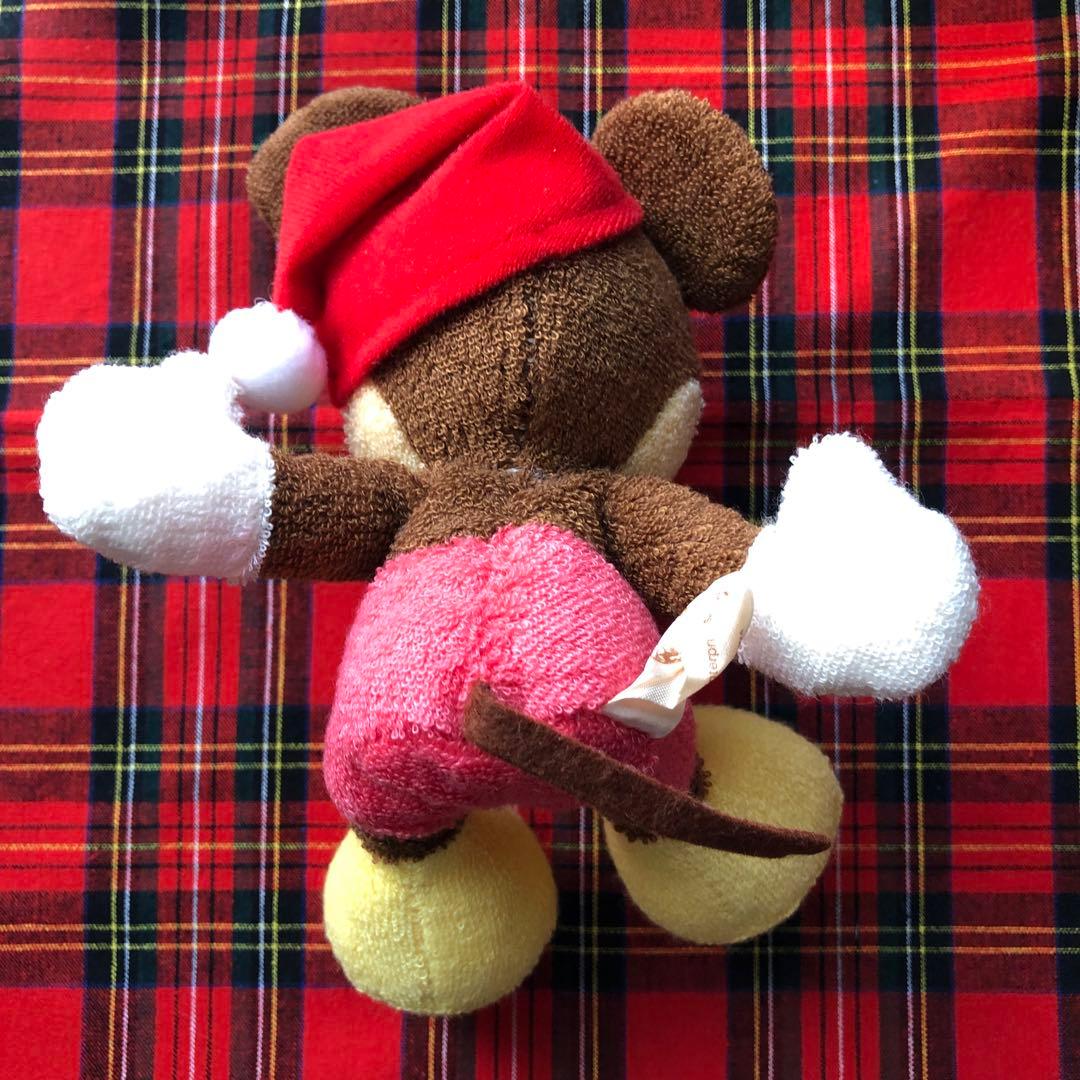 レトロ☆サンアンドスター☆MINIミニミッキーマウス☆サンタ☆ぬいぐるみ☆