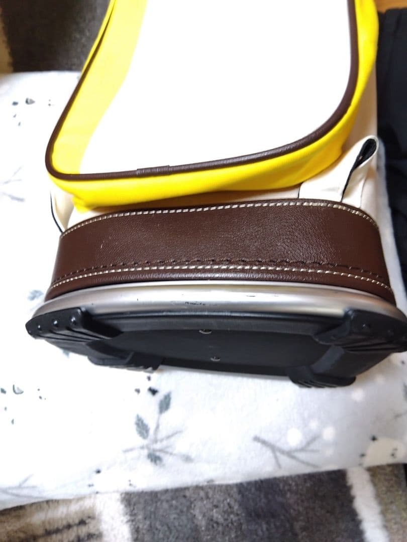 ターフデザイン　キャディバッグ　イエロー×グレー