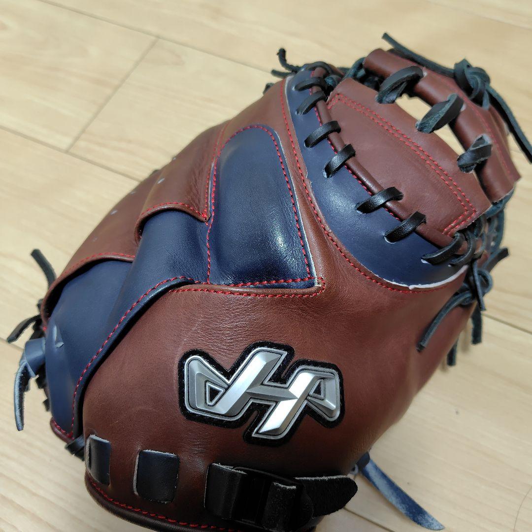 ハタケヤマキャッチャーミット軟式用 PRO-M08 ブラウン/ネイビー