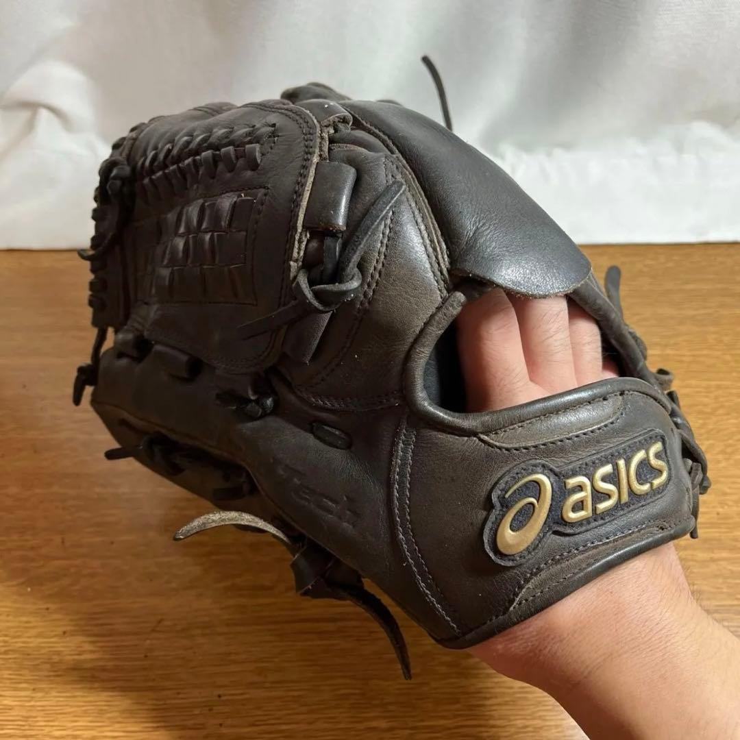 アシックス ゴールドステージ 一般軟式 グローブ グラブ 左投げ 投手用 良品