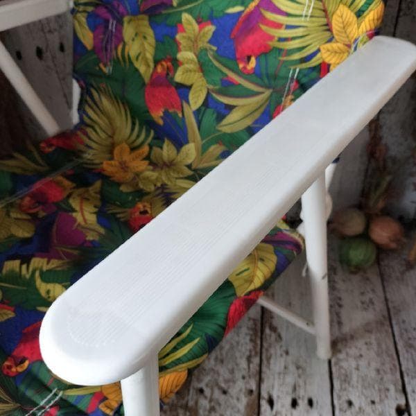 ヴィンテージ ポストモダン ビーチチェア 折り畳み チェア ローンチェア 椅子