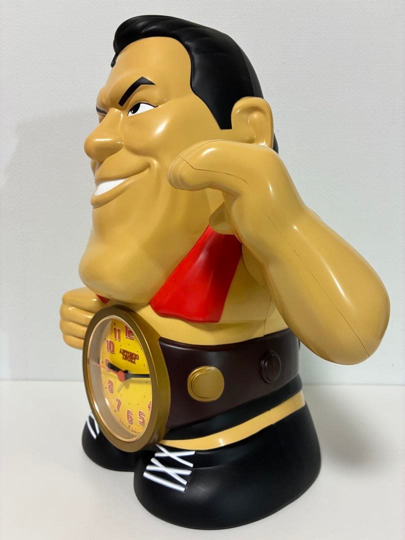 【 新品・未使用 】　アントニオ猪木目覚まし時計　ビッグサイズ　超レア品　箱入り