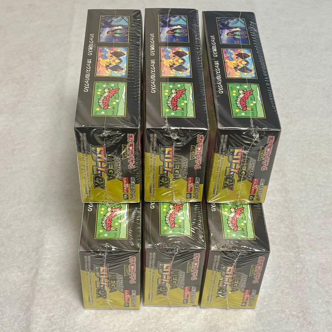 新品未開封 ポケモンカード MEGAドリームex 6BOX シュリンク付き