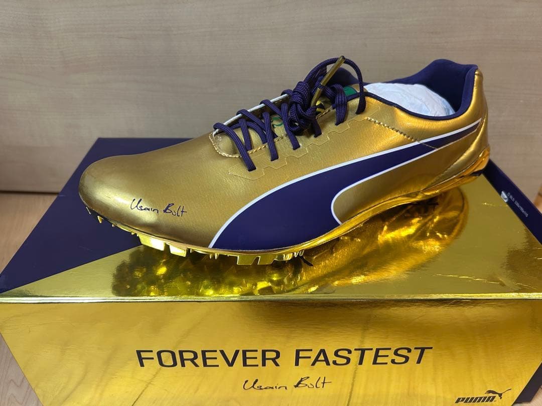 【お宝貴重品】ウサインボルト　引退スパイク