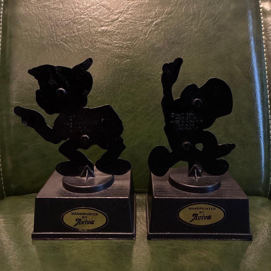 希少 70's Avivaピノキオ ジミニークリケット トロフィー 2点セット