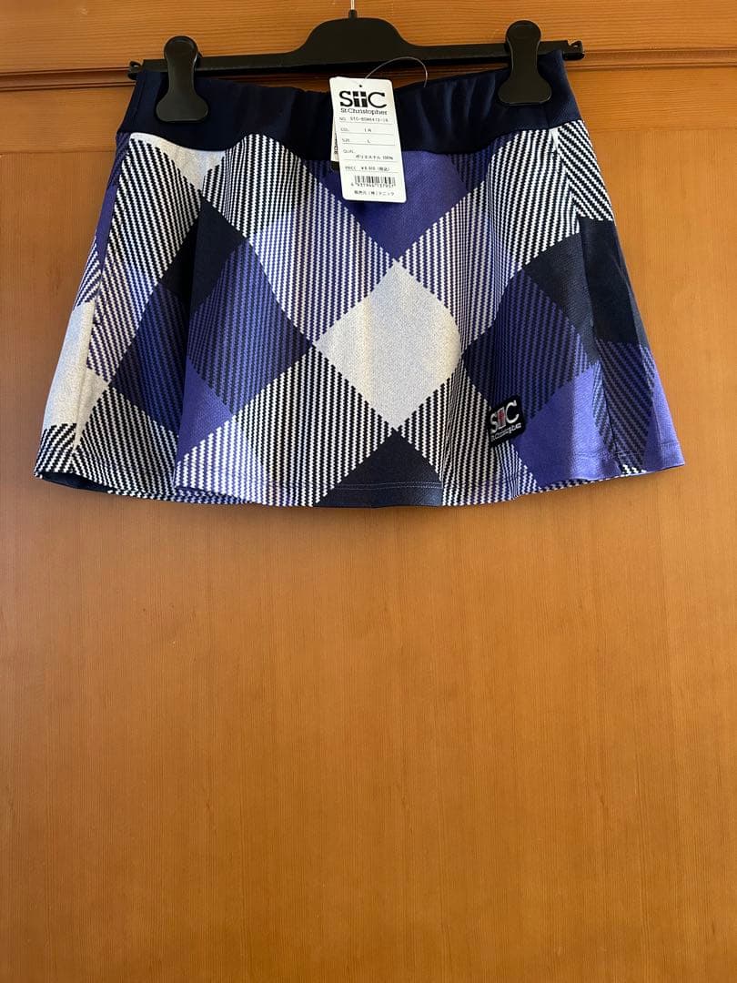 セントクリストファー テニスウェア　紫柄スコート　Lサイズ　新品