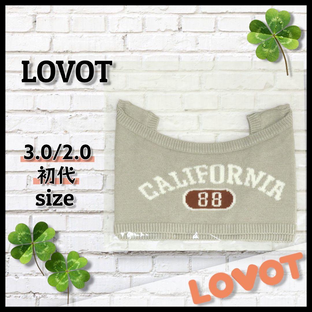 新品【LOVOT】ラボット カレッジセーター グレー トップス ニット 冬