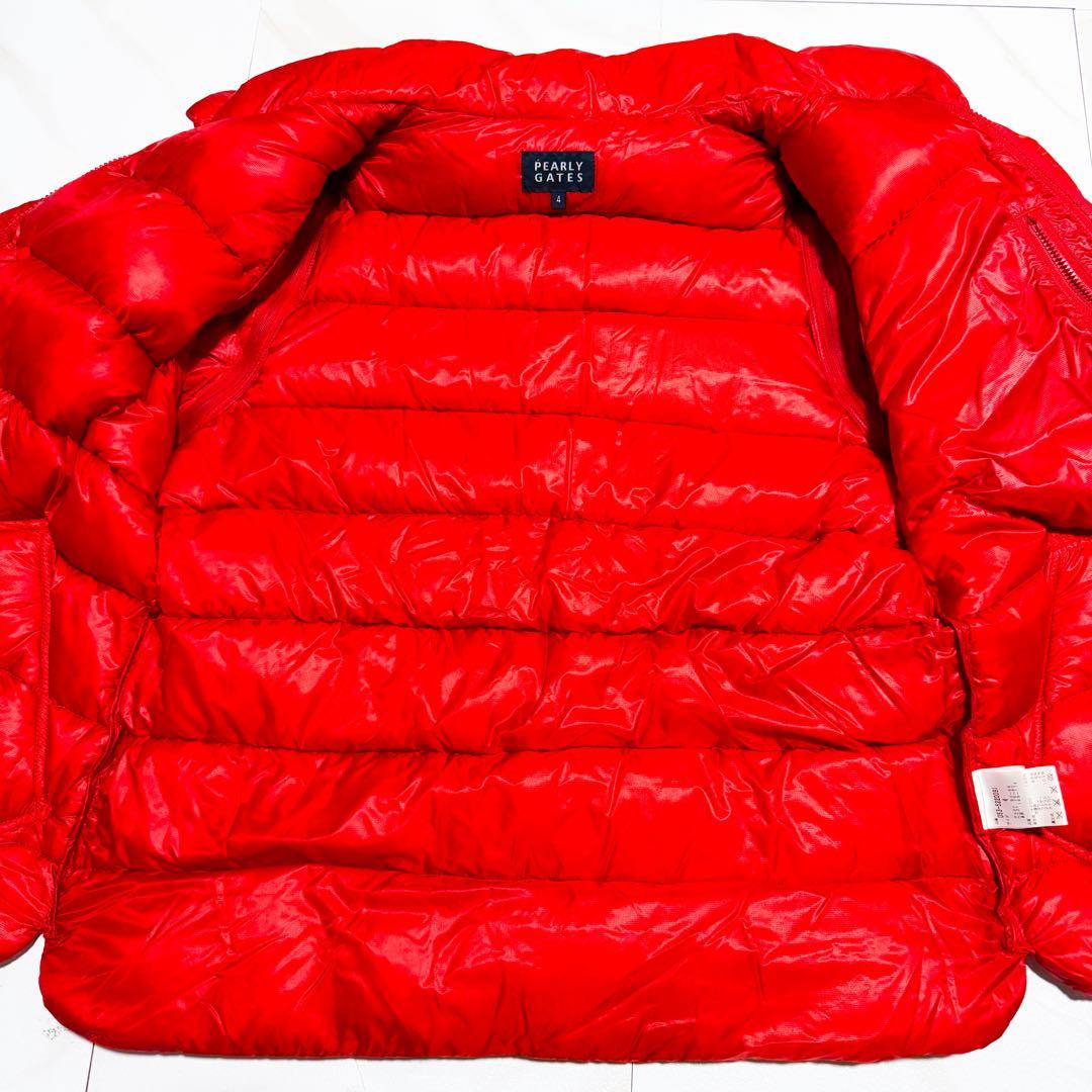 美品 パーリーゲイツ ダウンジャケット 4way 袖ロゴ ゴルフウェア 4