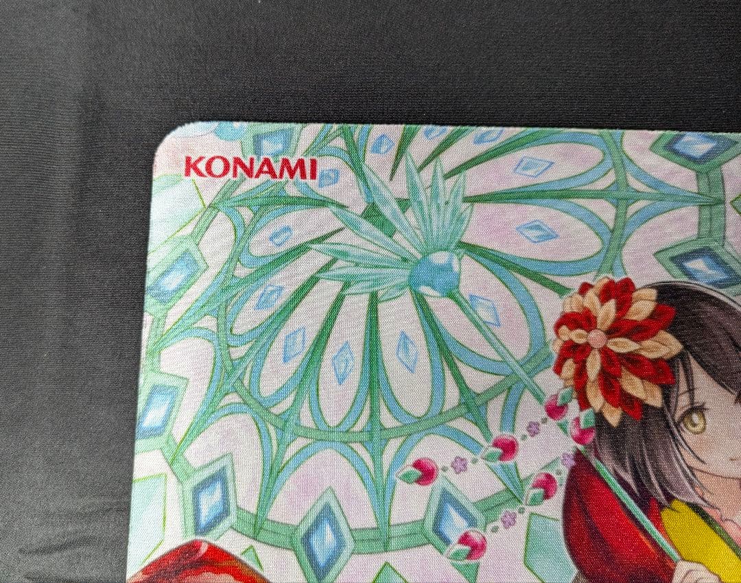 遊戯王 六花聖カンザシ 六花聖ティアドロップ プレイマット 公式品 アジア