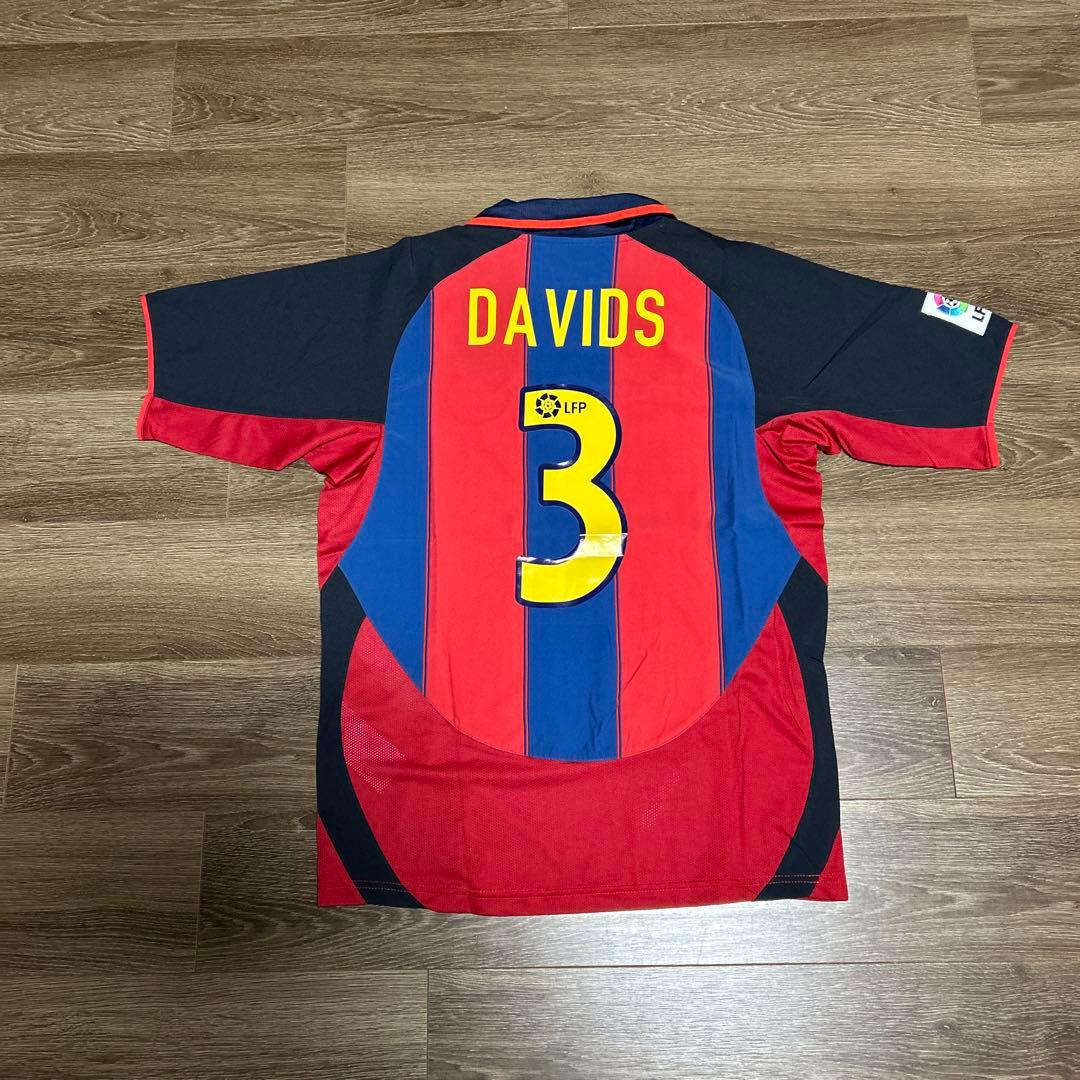 【未使用タグ付】ダービッツ　FCバルセロナ　ユニフォーム