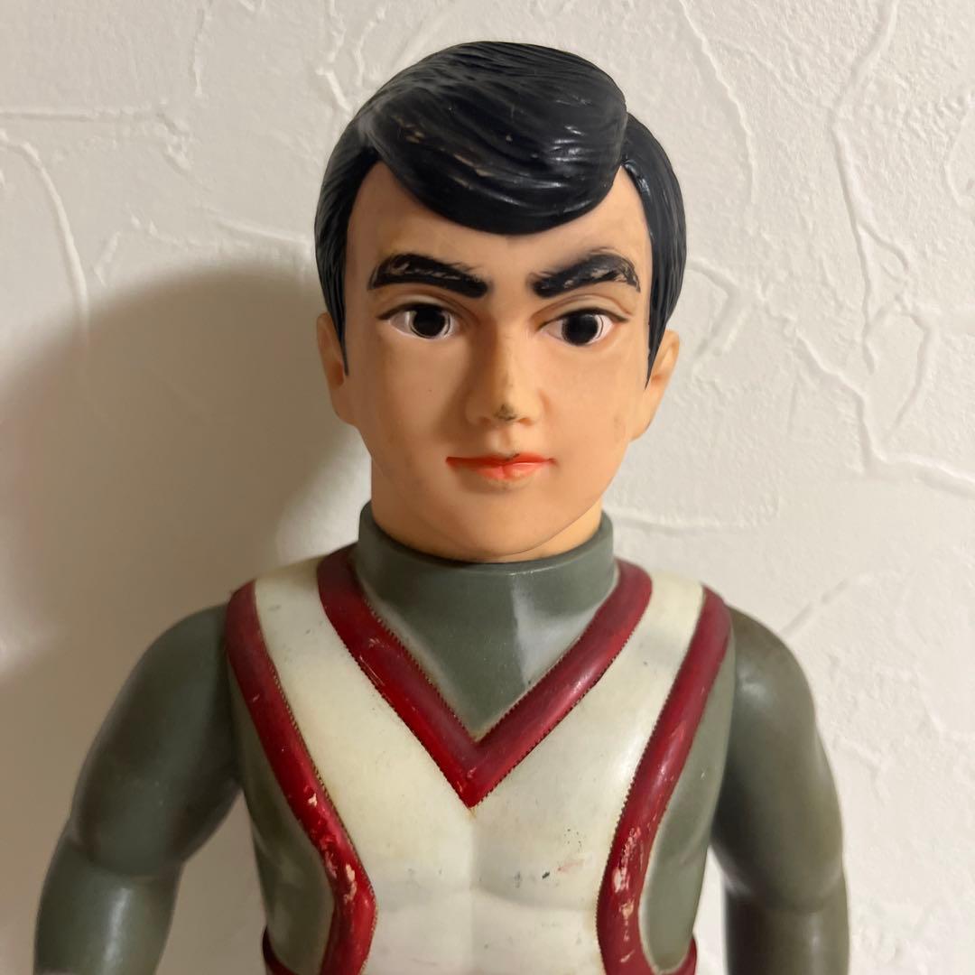 ⚠️超貴重・激レア　シルバー仮面　面取れ　1970年代　昭和レトロ　バンダイ製