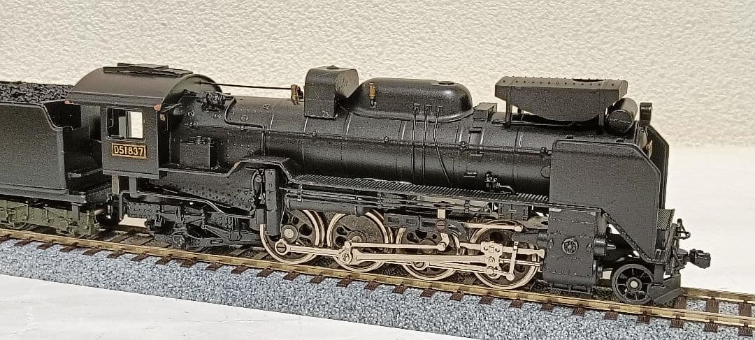 HOゲージ 天賞堂アダチ Ｄ51重装備蒸気機関車、メンテナンス済
