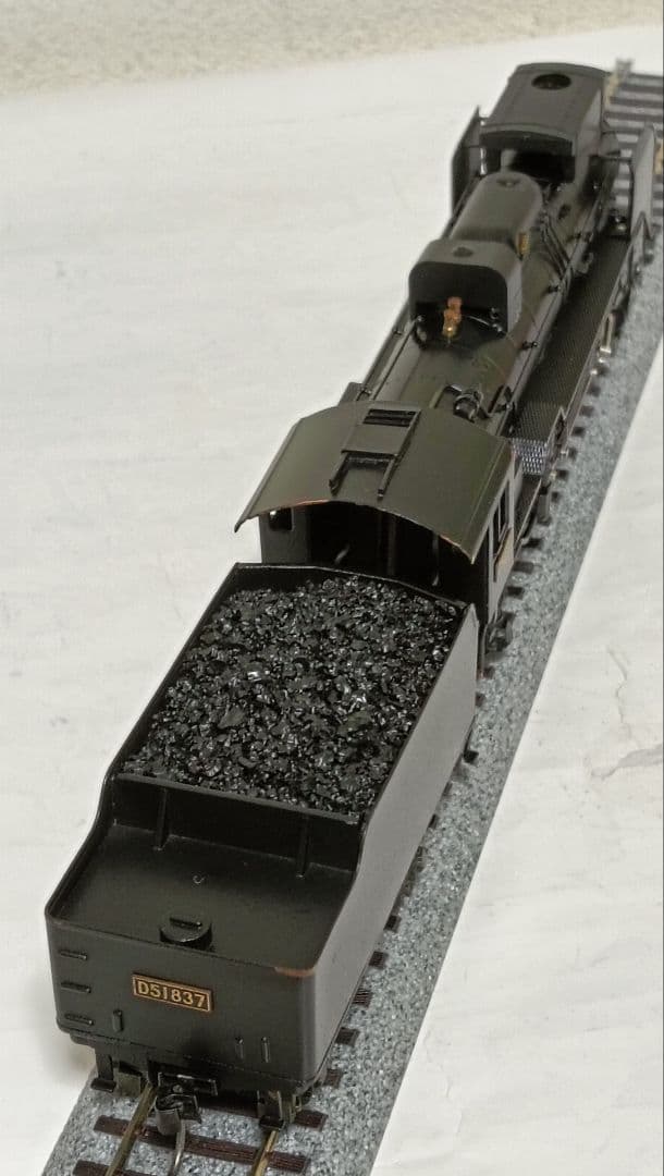 HOゲージ 天賞堂アダチ Ｄ51重装備蒸気機関車、メンテナンス済