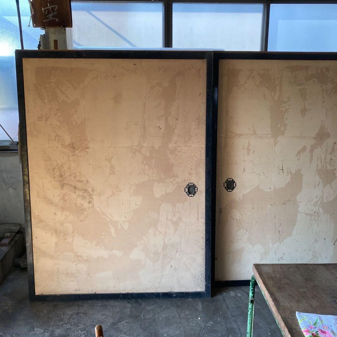 引き取り可 真作保証 宝力白洋 大作 「金箔大襖の書」 肉筆 陶弘景 詩