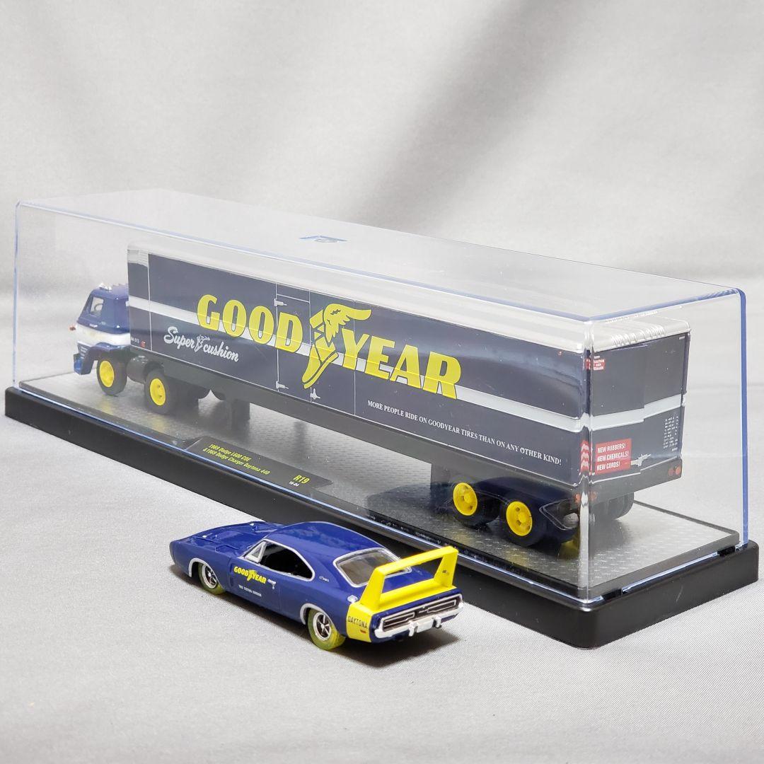 M2マシーン ダッジ　トレーラー&チャージャー・デイトナ　グッドイヤー　1/64