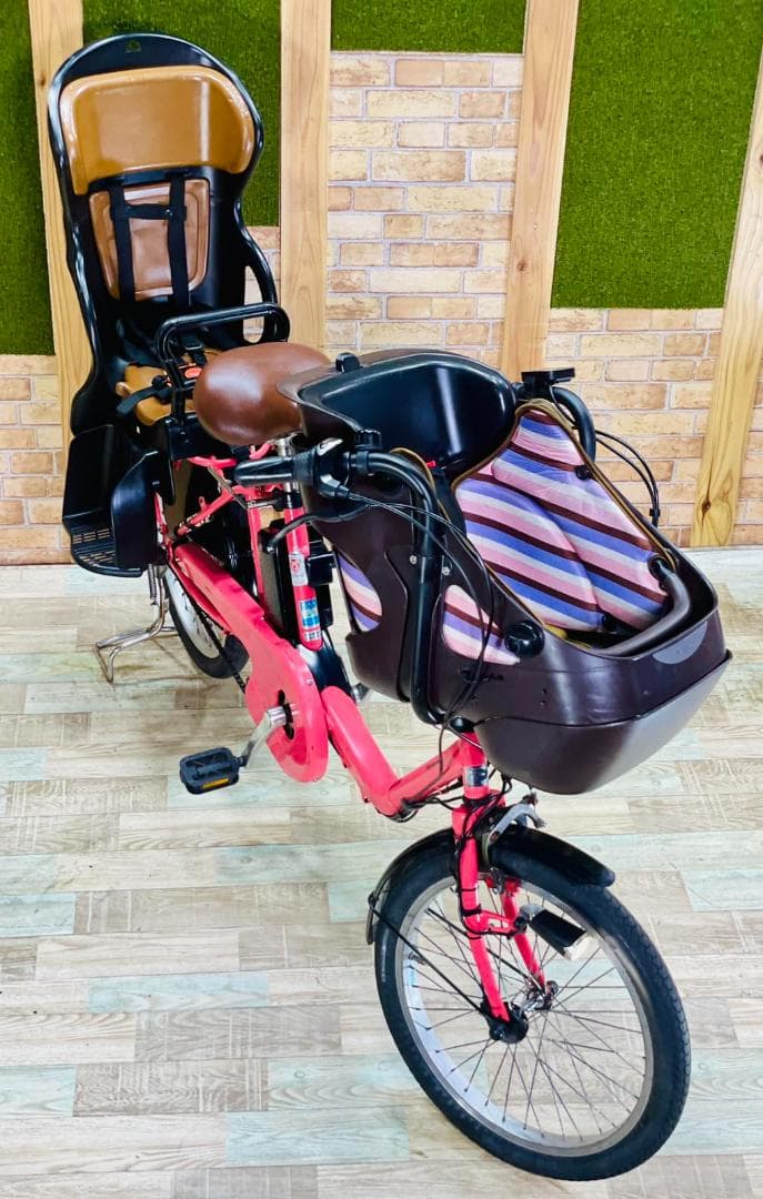 大容量 ピンク No1 パナソニック 子供乗せ電動アシスト自転車 ZH2073