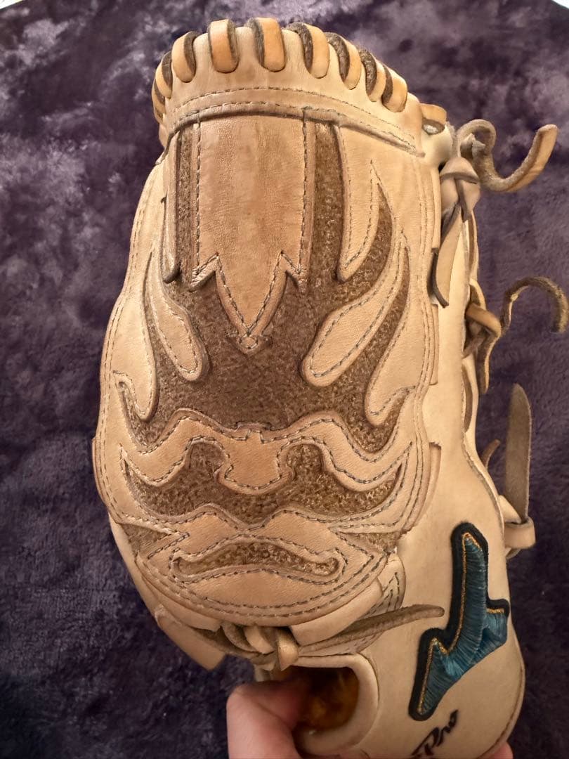 Mizuno Pro 硬式野球グローブ ブロンド