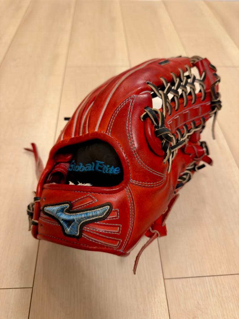 ミズノ グローバルエリート 限定 ダイバーシティブルー 軟式 外野手用 グローブ